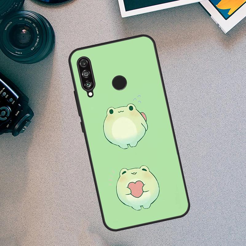 Mint Green The Frog Mushroom For Huawei Nova 5T 9 10 SE 3i 7i 8i 11i 12i Y60 Y61 Y70 Y72 Y73 Y90 Y91 P30 P40 Lite Case