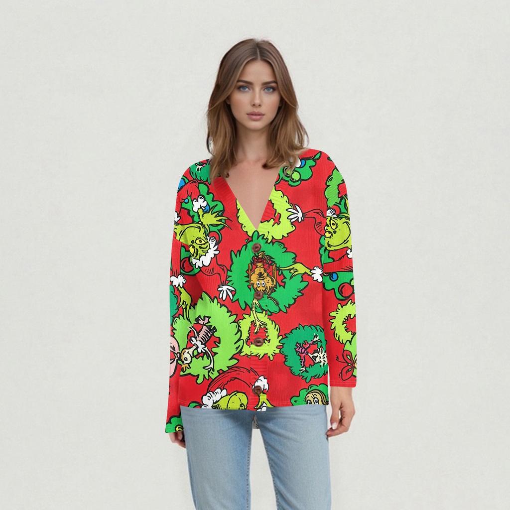 Women's Casual Everyday Tops Knitted Cardigan Jacket