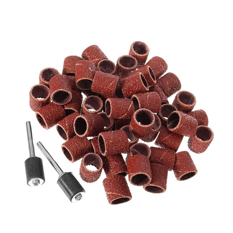 102/132Pcs Sanding Drums Kit Sand Bands Sand Mandrels Drum Woodworking Nail Drill Rotary Abrasive Tool