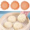 Mondfest Stempel für Mondkuchen - Traditionelle chinesische Brötchenform Knödelpresse Dim Sum Maker Hausgemachte Xiaolongbao Plastikform