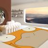 Cartoon P-Psyduck Door Mat Washable Non-Slip Living Room Sofa Chairs Area Mat Kitchen Doormat Area Rug