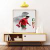 Cristiano Ronaldo Diamond Painting Round Diamond Mosaic Rhinestones Diamond Embroidery Craft Kit Wall Decor Without Frame