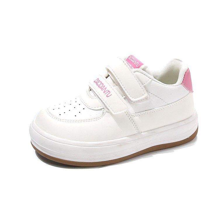 

Boys shoes 2025 new children s sports shoes soft baseplate shoes girls shoes white shoes spring casual shoes lightweight 37 yards inner length 22.6CM розовый