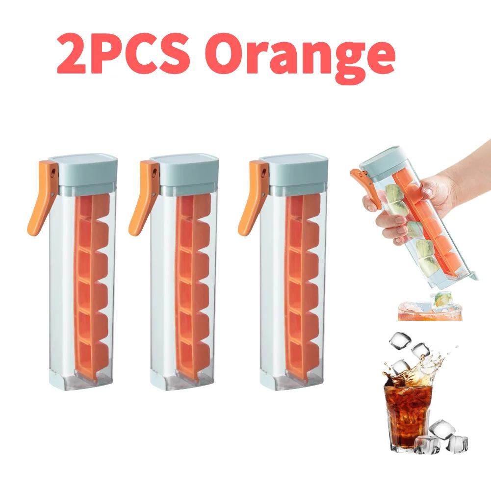 1-5PCS One-handed Pressing Ice Latticeasy Push and Pop Out Cube Ice Maker Home Creative Ice Mould Homemade Small Ice Moulds