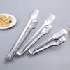 Non-slip Stainless Steel Kitchen Food Clip Crown Hollow Tongs Barbecue Steak Bread Clips Cooking Utensils