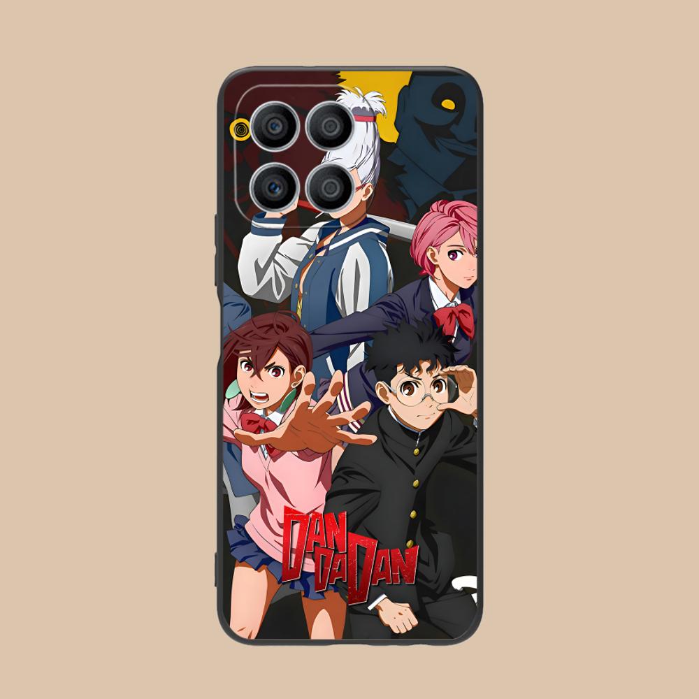 Anime Dandadan Mobile Phone Case for Honor 90 80 70 60 50 30 20 10 9 8 7 Pro S SE Lite 5G Black Luxury Cellphones Smartphone Honor 8