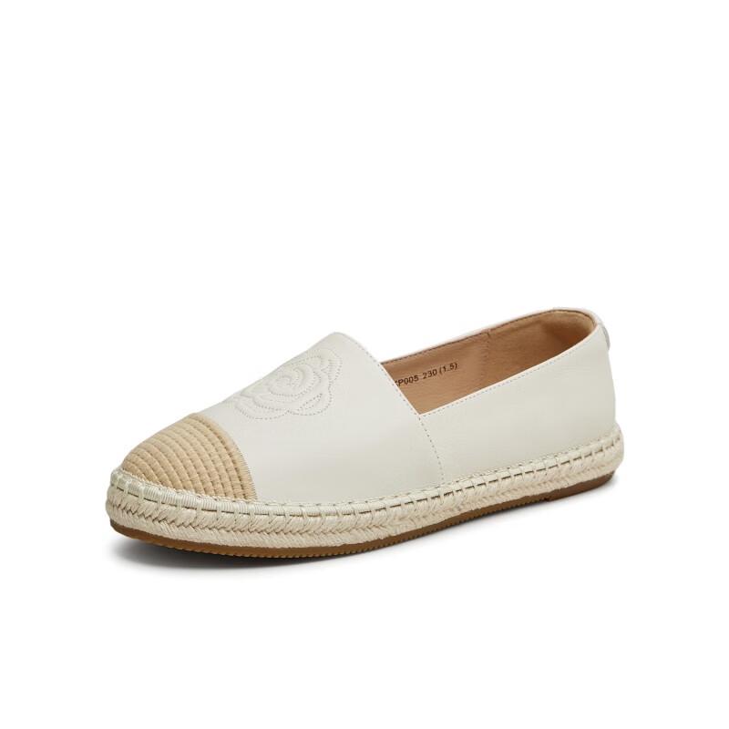 TEENMIX Women s Minimalist Flat Espadrille Shoes 36