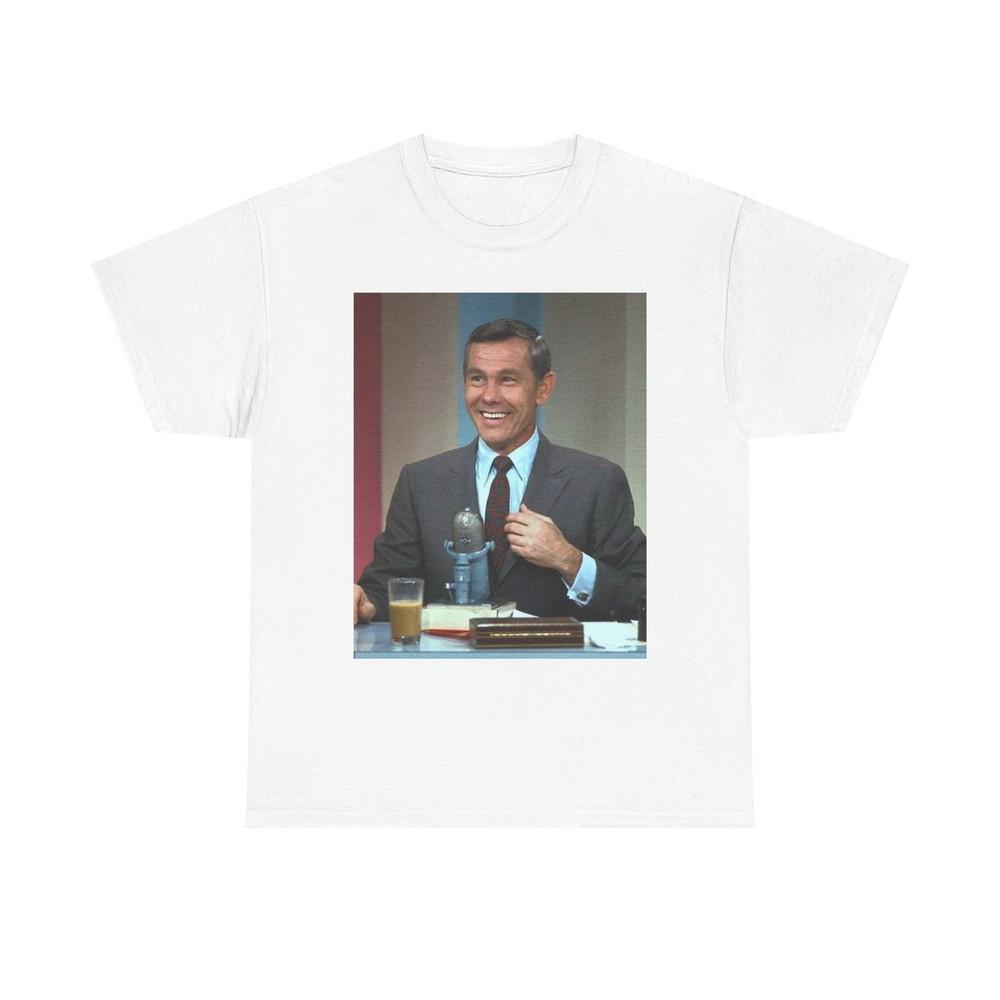 

Johnny Carson T Shirt Vintage Late Night Graphic Retro Unisex Heavy Cotton Tee 2 Unisex T-Shirt XXL