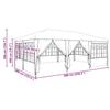 Party Tent Anthracite 600 X 400 X 266 Cm Polyethylene