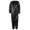 PVC Sauna Clothes Unisex Sports Fitness Sweat Clothes Sauna Suit Sweat Clothes