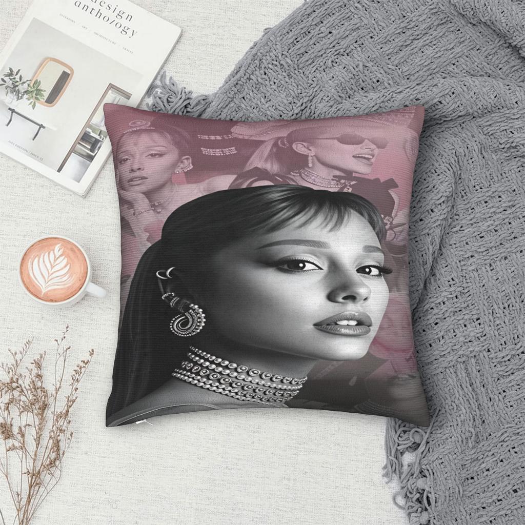 Arianas Grande  Pillow Cover  Comfy Cushion Cover Fashion Pillow Case For Couch Sofa Bedroom