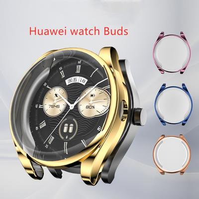 Pro Huawei Watch Buds Case Full Coverage Protection Shell Pro Huawei Watch Buds Screen Protector Plating TPU ochranný kryt