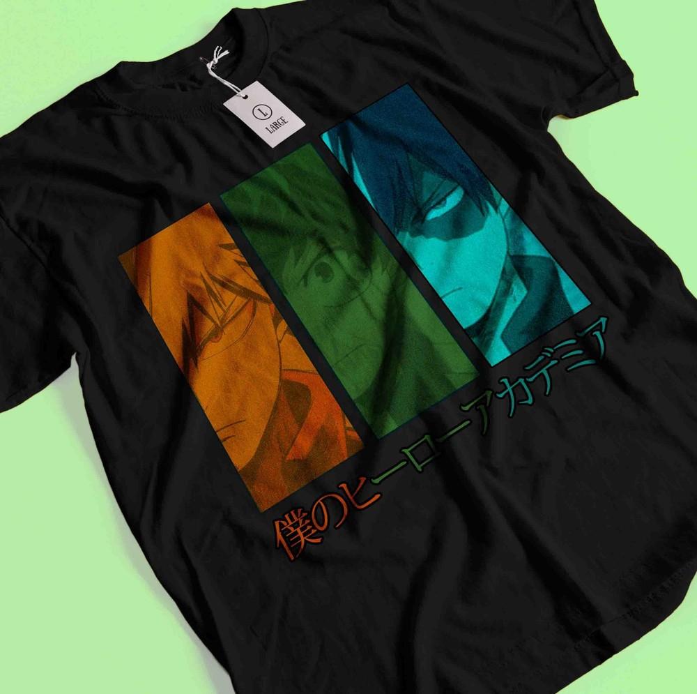 

Deku T-Shirt My Hero Academia Bakugo Katsuki Tee Anime Midoriya Dabi Shoto Shirt M