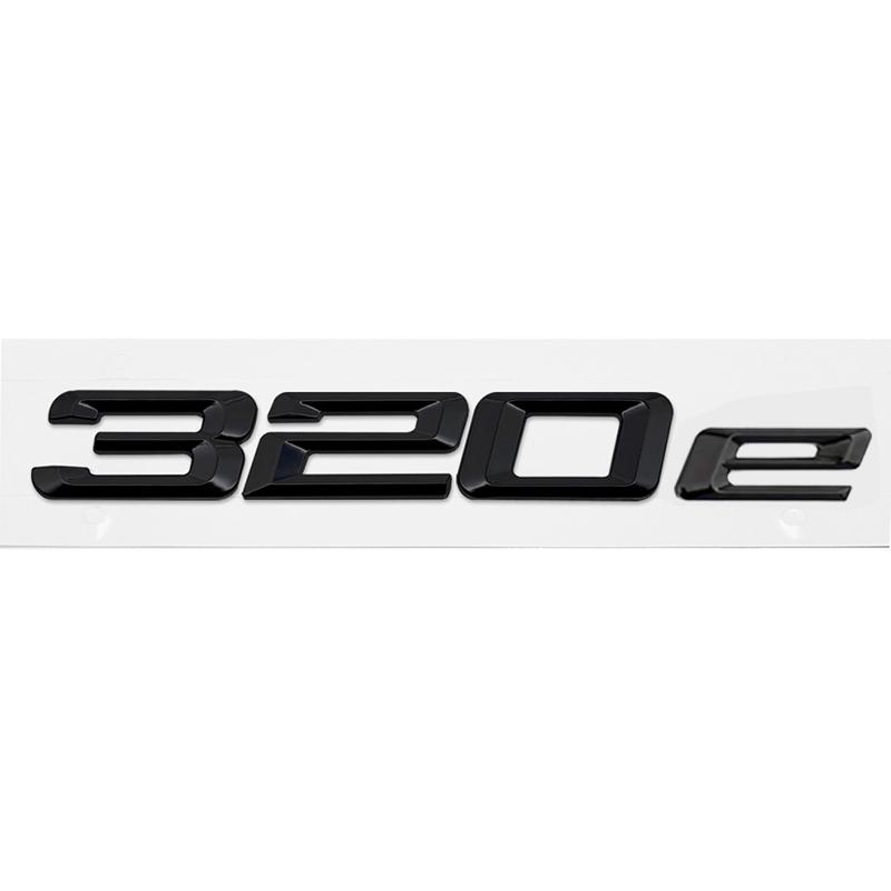 ABS Car Rear Trunk Logo Badge Emblem Sticker For BMW 3 series 316e 328e 318e 320e 325e 330e 335e E46 E90 E91 F30 F31 F34 G20
