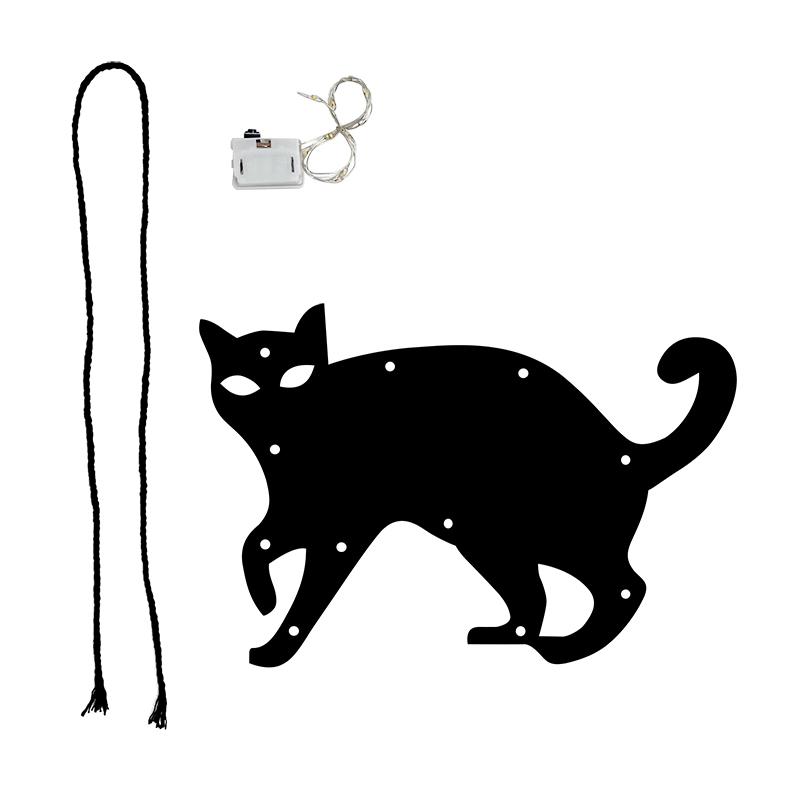 Halloween Decorative Lights, Ghost, Black Cat Atmosphere Lamp, for Living Rooms, Parties, Holidays, Home Decoration