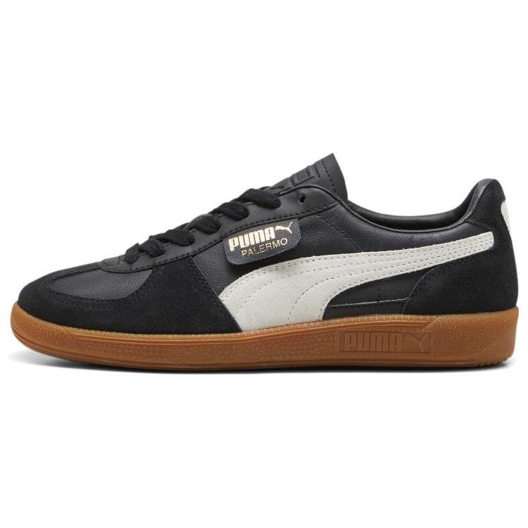 PUMA Palermo Leather Black Feather Grey Gum Men s 396464-03 EU 35.5