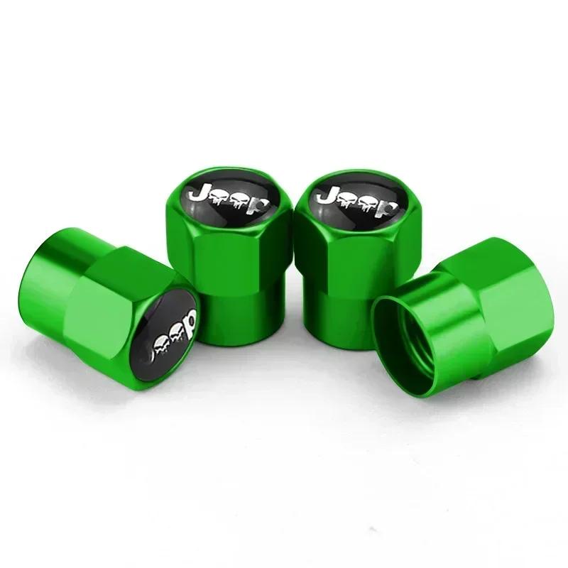 Nakrętki na wentyle kół samochodowych pyłoszczelne ze stopu do Jeepa Grand Cherokee Commander Wrangler Jk TJ JL Liberty Patriot Compa