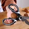Multifunction Kitchen Scissors with Shell Stainless Steel Poultry Chicken Bone Cutter Meat Shear