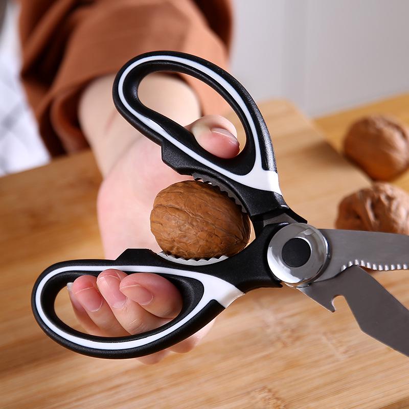 Multifunction Kitchen Scissors with Shell Stainless Steel Poultry Chicken Bone Cutter Meat Shear