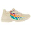 Rhyton Low Top Chunky Sneakers Women's White Multicolor 660062 2SH00 9522