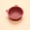 Silicone Bear Suction Bowl: Drop-proof Tableware for Infants