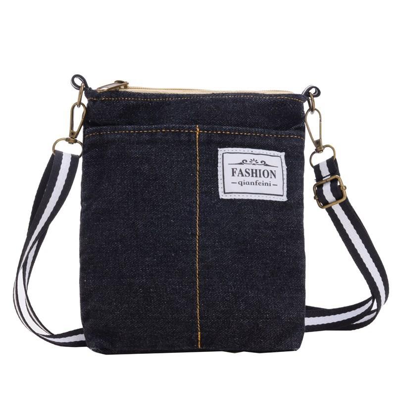 Fashionable Denim Baby Backpack Stylish Letter Design Unisex Shoulder Bag For Kids