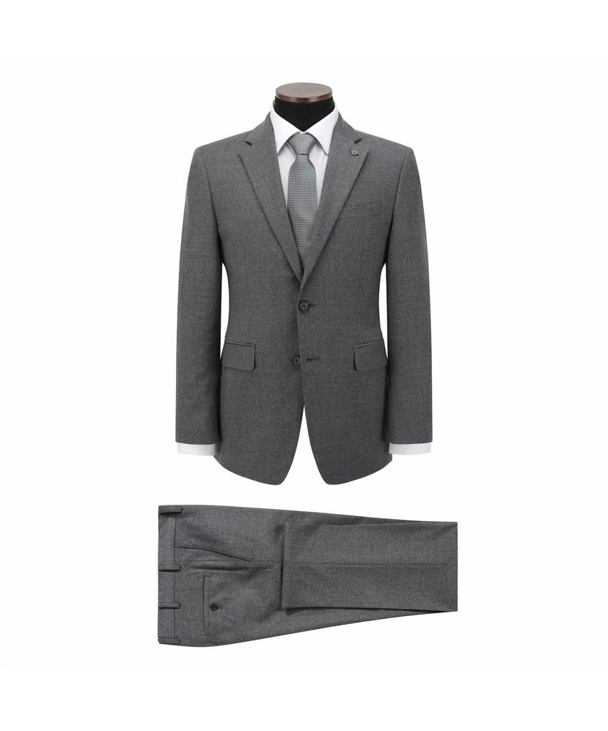 BRENTWOOD Wool Blended Milled Slim Suit Pants - Light Grey Brfgw26842Gyl