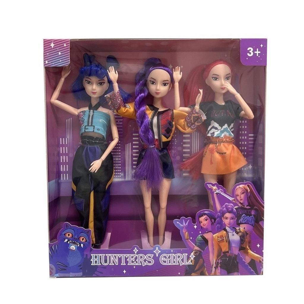 Kpop Demon Hunters Doll Rumi Zoey Mira,vinyl Toy Doll Barbie Doll Joint Movable Girl Gift