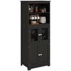 Kitchen cabinet, buffet, kitchenware organizer, storage furniture with multiple compartments. Dimensions: 60 cm in length x 30 cm in depth x 162 cm