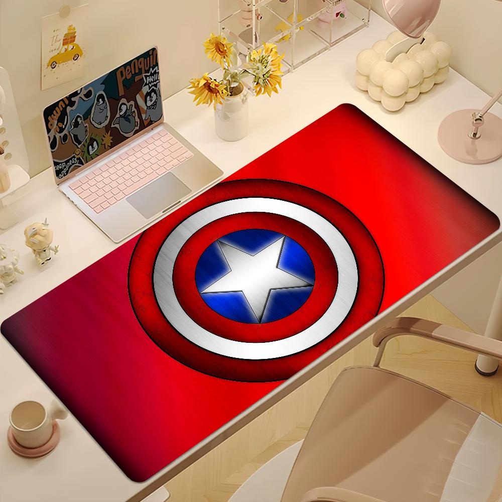 movie cool art CCaptain AAmerica ML Mouse Pad Nonslip Lockedge Thickened Desktop MousePad Large Comfort Gaming Office Student