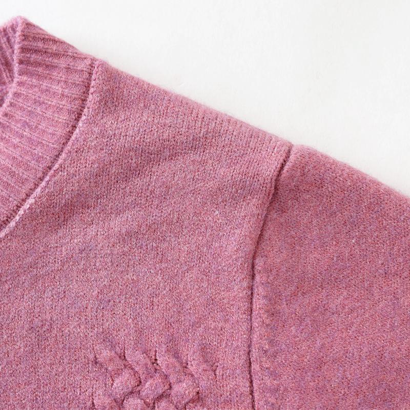 Übergröße 4XL-7XL Herbst Langarm Strickjacke für Damen Pullover Elegante Strickwaren Oberteile Lässige Damenbekleidung für mittleres Alter