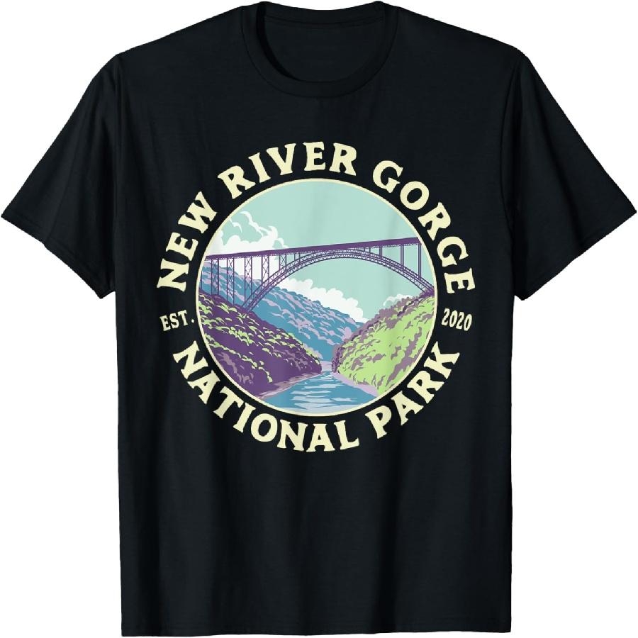 New River Gorge National Park and Preserve WV West Virginia T-Shirt S