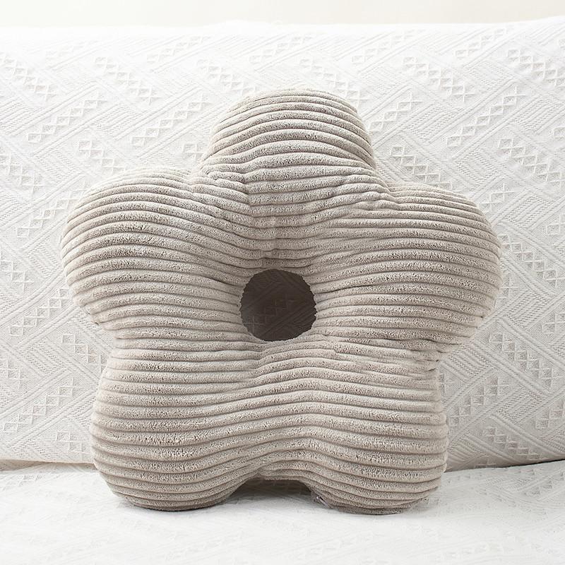 Flower U Cloud Shaped Plush Pillow Toy Cushion For Home Lounge Comfort Gift