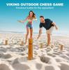 Kubb Yard Game Set, Giant Viking Tossing Game, Outdoor Lawn Game with Carry Bag