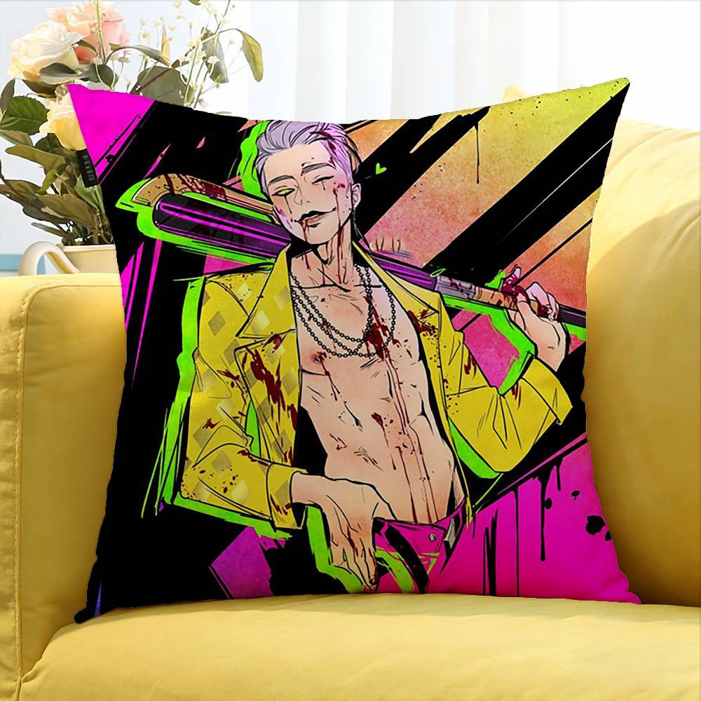 Dead by Daylight Trickster   Various Sizes Square Pillow Case For Car Home Bedchamber Decor