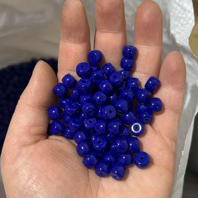 Multi-Color 6x8mm Glass Barrel Beads for Jewelry Making