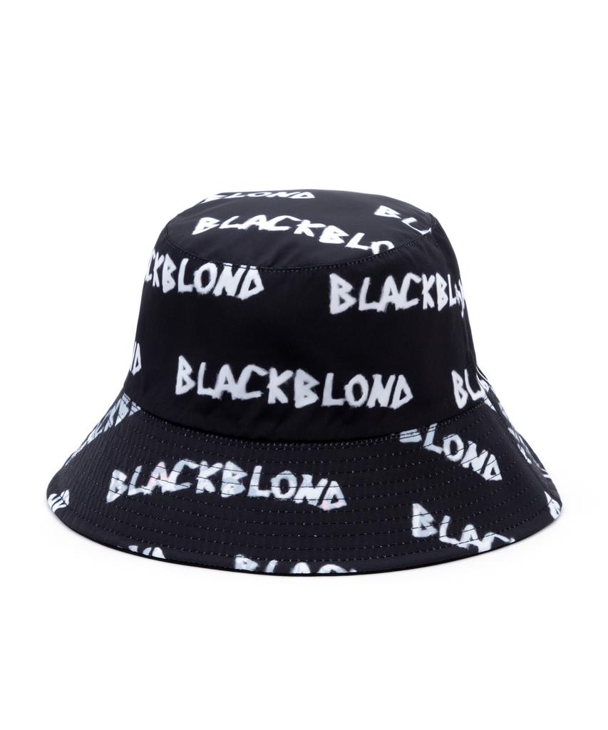 BLACKBLOND Vividi Graffiti Logo Reversible Plate Bucket Hat (Black)