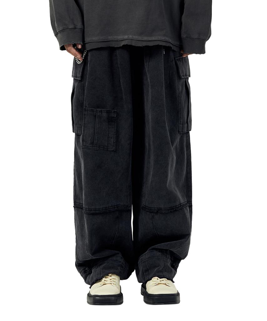 BIG UNION Combination Jungle Pants / Black