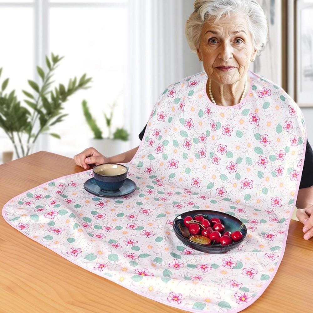 Washable 42x28 Inches Extra Large Bib Waterproof Saliva Towel  Elderly Care