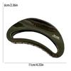 Korean New Semi-Circle Solid Color Large Hair Clip High-Quality Vintage Versatile Shark Clip Hair Accessory