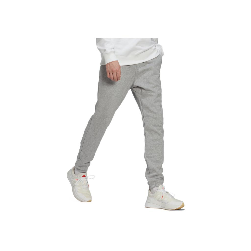 Adidas New Fleece Pants With Small Logo Men Bottoms Grey HN1938