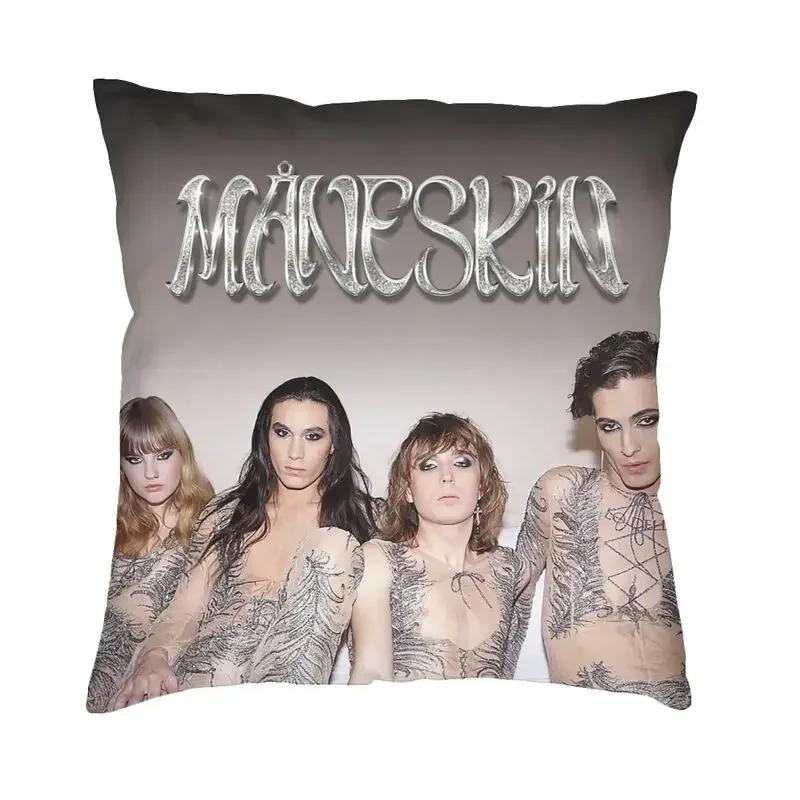 Damiano David Maneskin Luxuriöser Kissenbezug Schlafzimmerdekoration Pop Kissen für Sofa Büro Outdoor Kissen