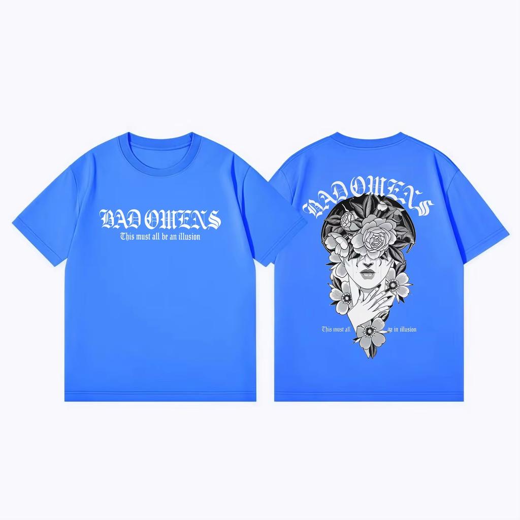 2026 Rock Band Bad OUnisexs Tour Grafica Maglietta Unisex e Donna Nuova Estiva Gotica Y2K Abbigliamento Hiphop Girocollo Manica Corta Top