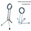 Portable Rotatable Aluminum Alloy Travel Stand for Airplane and High-speed Rail