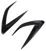 Front Fog Light Covers Right ABS Black for Mazda Roadster Aero Bumper Exterior Custom Parts Universal Aftermarket Parts (Left & Set) - Plastic, -