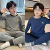 Kids Winter Warm Pajama Set Long Sleeve Loose Cotton Blend Sleepwear Boys Ages 3-12 A-Class Safety