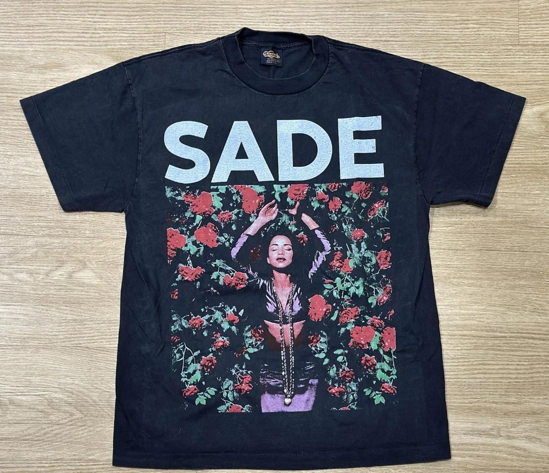HOT HOT !!! SADE vintage 1992 KISS OF LIFE t shirt FLOWERS XXXXL