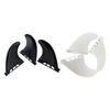 3 Pieces Surfing Surfboard Fins High Performance Portable Spare Parts Professional Premium Replacement Accessories Quick Release