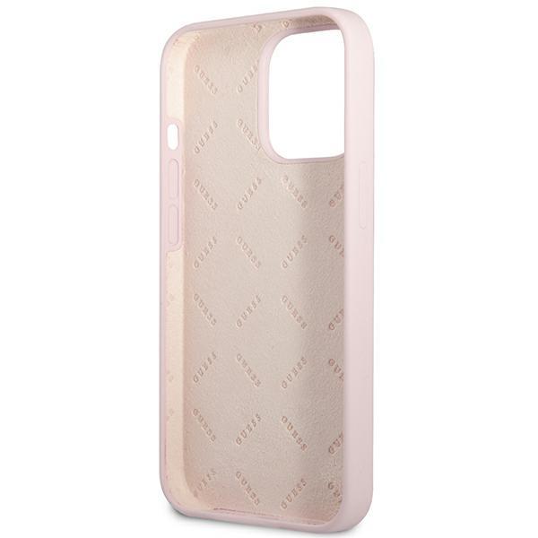 Guess Guhcp13Xsltgu Iphone 13 Pro Max 6,7 Fioletowy/Purple Hardcase Silicone Triangle