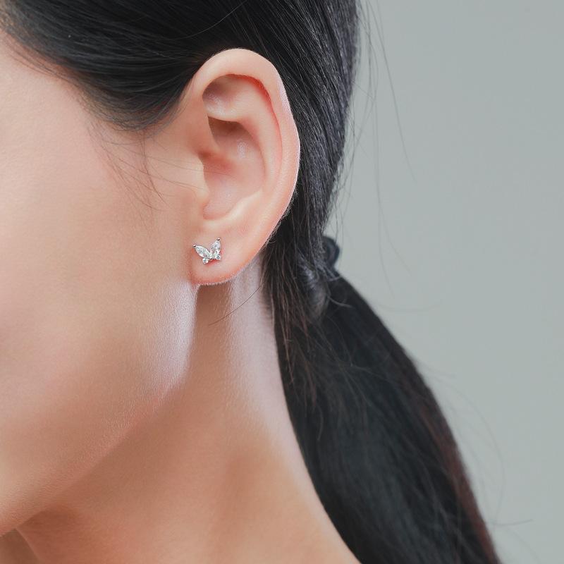 Tancise 925 Sterling Silver Zircon Earrings Drop Earrings For Women Wedding Party Gifts